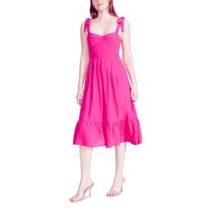 Steve Madden Women's Sophia Rose Bustier Midi Dress / Size 10